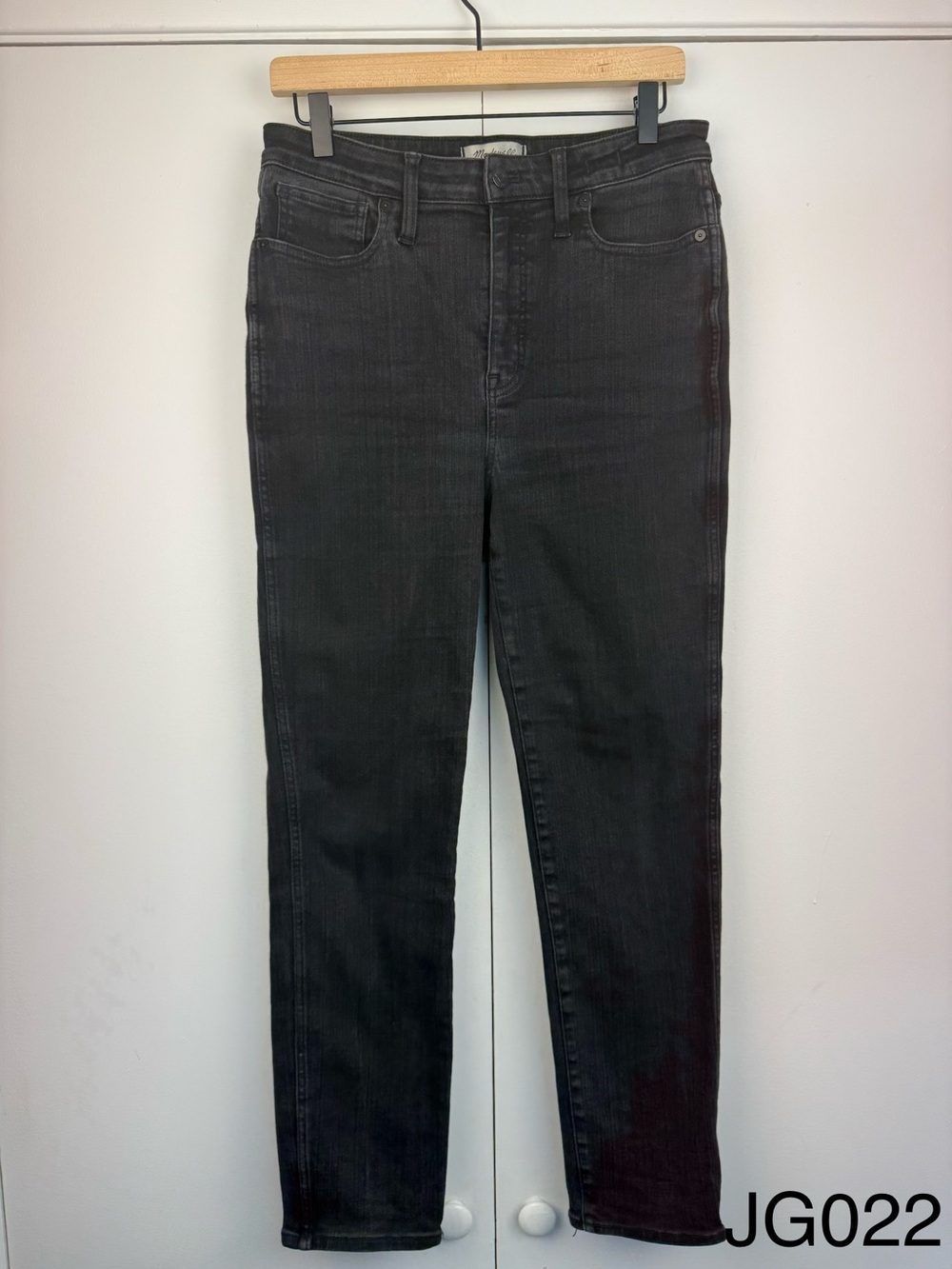 Madewell Curvy Stovepipe Jeans Black Rinse Size 30